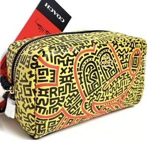 Keith Haring Disney Coach cosmetic bag